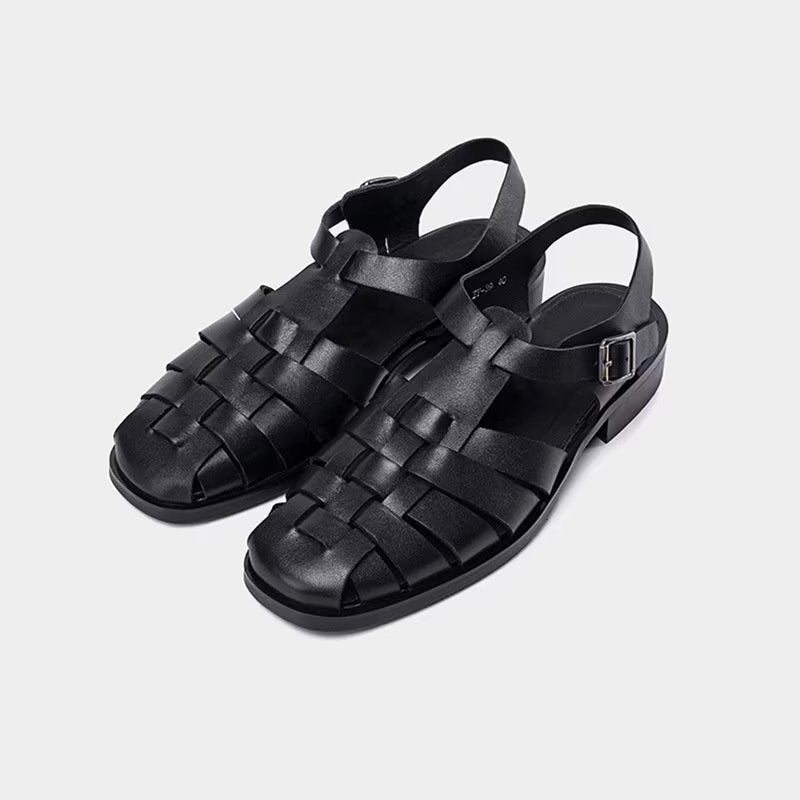 Pánská Obuv Pro Volný Čas Roman Peep Toe Sandály