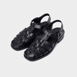 Pánská Obuv Pro Volný Čas Roman Peep Toe Sandály