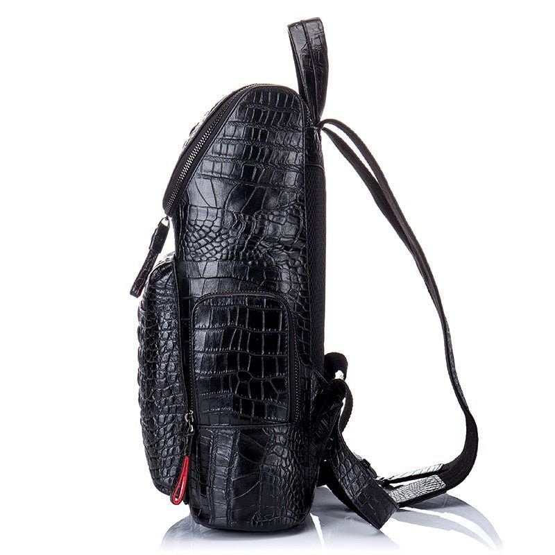 Pánské Batohy Klasický Zipper Softback Flap Backpack - Černá