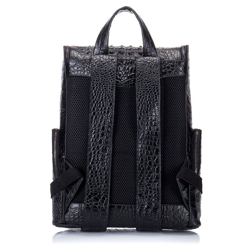 Pánské Batohy Klasický Zipper Softback Flap Backpack - Černá