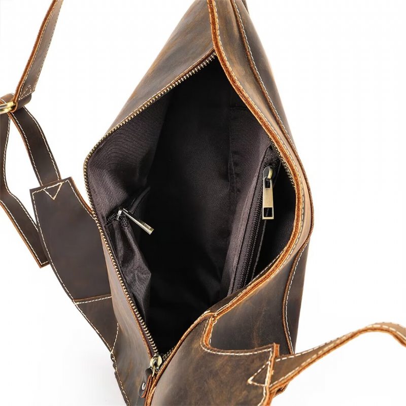 Pánské Batohy Pinnacle Prestige Leather Tote - Káva