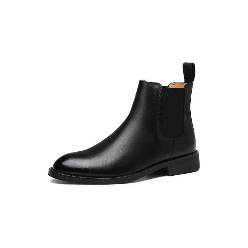 Pánské Boty Chelsea Boots Se Špičatou Špičkou - Černá