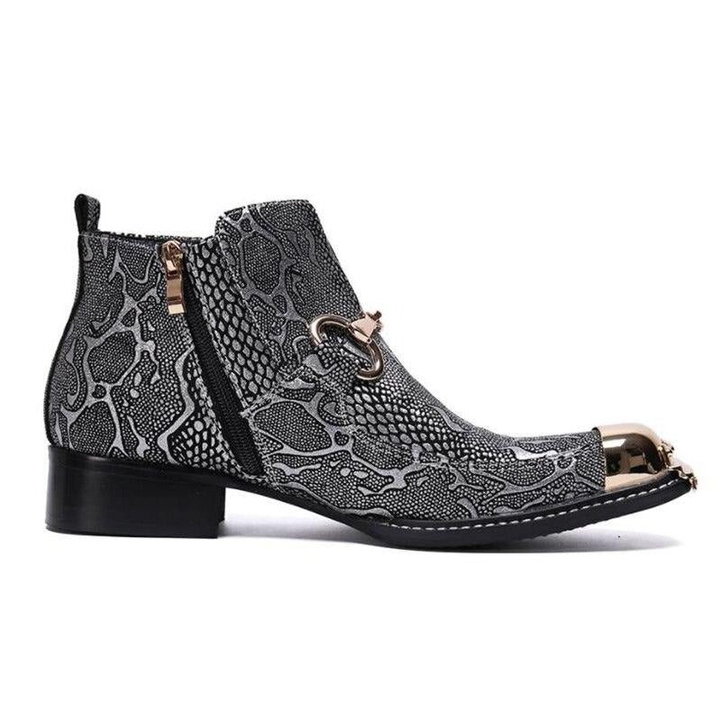 Pánské Boty Serpenté Dress Loafers - Stříbro