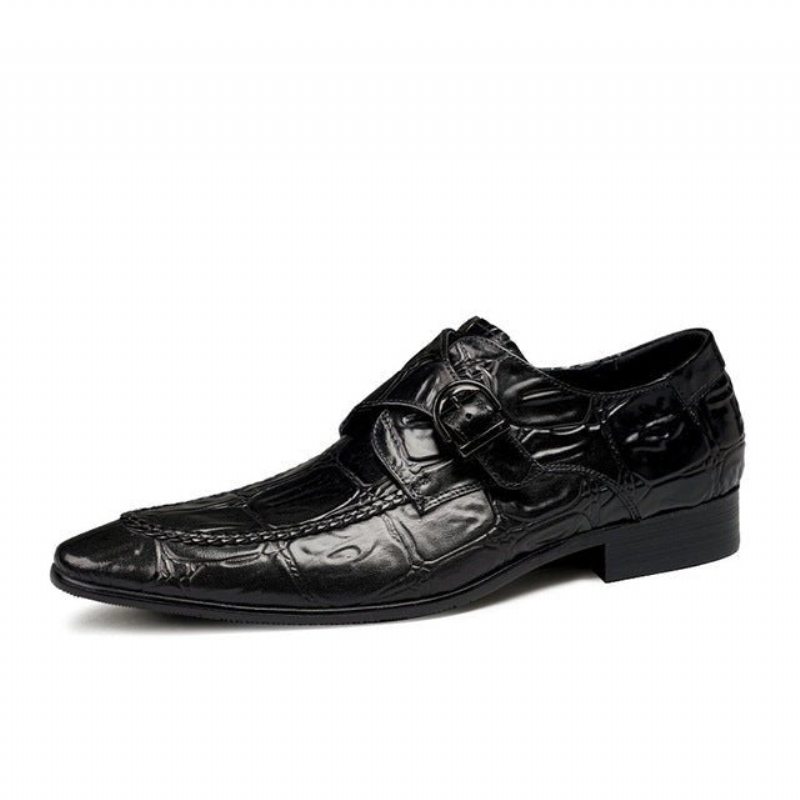 Pánské Formální Boty Klasický Pointed Toe Slip-on Brogues - Černá