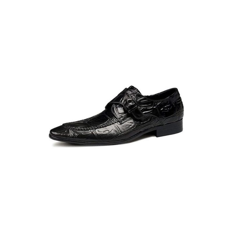 Pánské Formální Boty Klasický Pointed Toe Slip-on Brogues - Černá