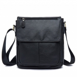 Pánské Kabelky Přes Rameno Kožená Crossbody Kabelka