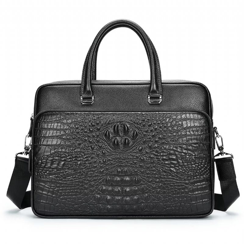 Pánské Kabelky Přes Rameno Pinnacle Prestige Alligator Tote - Černá