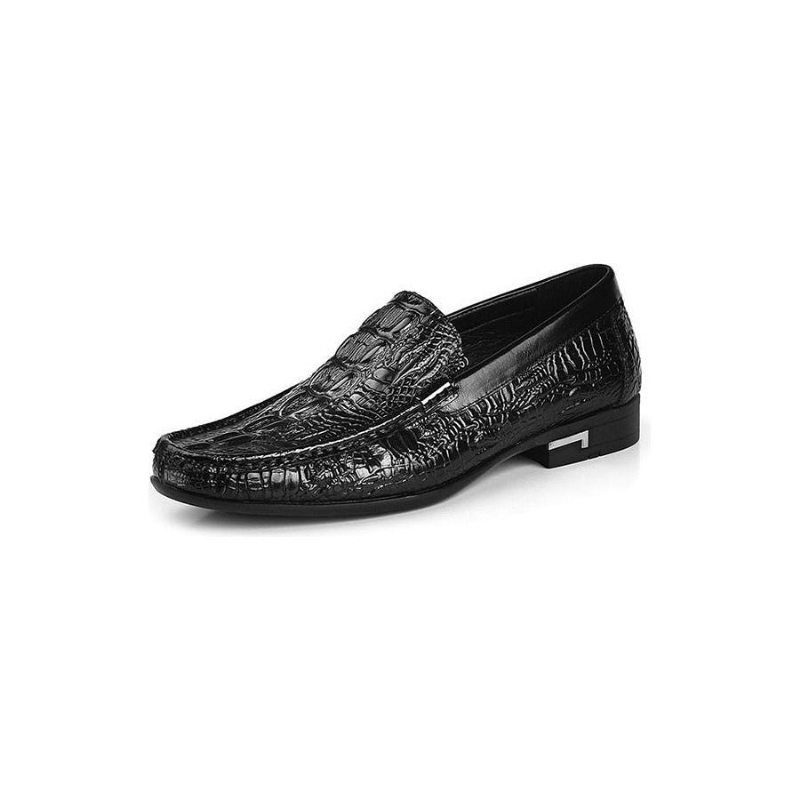 Pánské Mokasíny Allilux Klasický Leather Slip On Ležérní