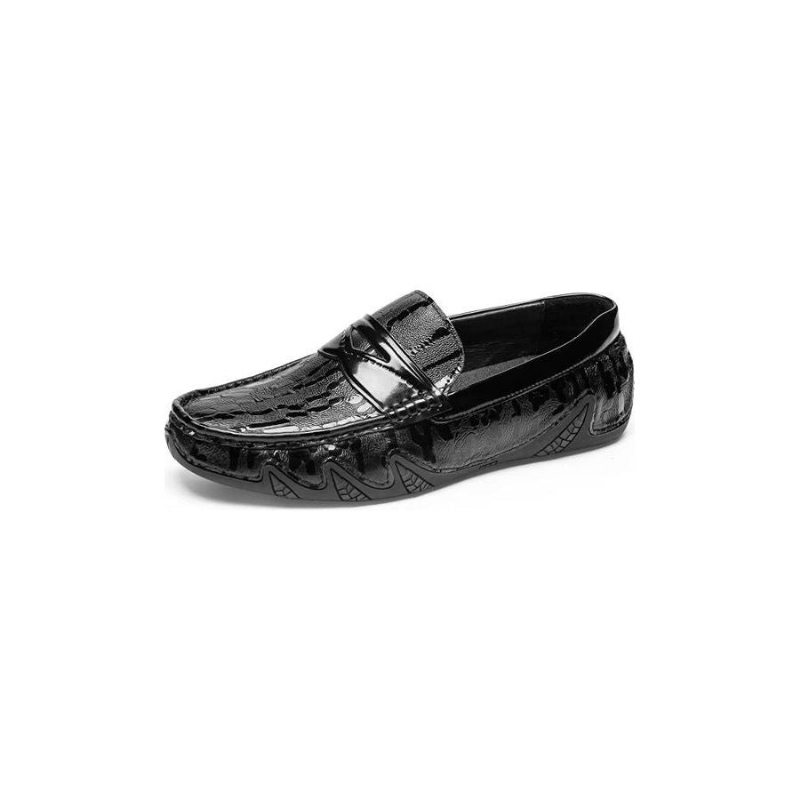 Pánské Mokasíny Croc Pattern Elegant Slip On