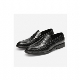 Pánské Mokasíny Klasický Leather Slip-on Brogue