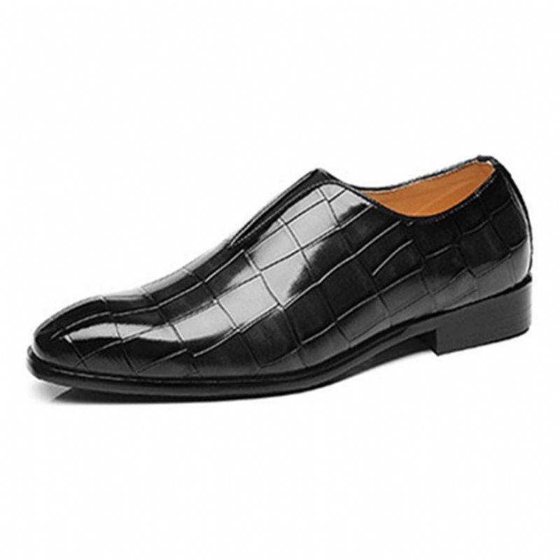 Pánské Mokasíny Klasický Pointed Toe Brogue - Černá