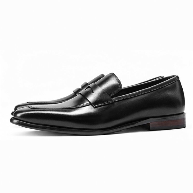 Pánské Mokasíny Klasický Pointed Toe Brogue - Černá