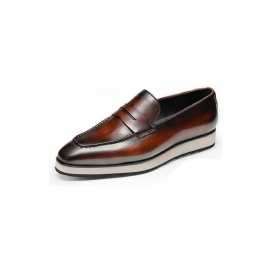 Pánské Mokasíny Klasický Pointed Toe Slip-on Brogues