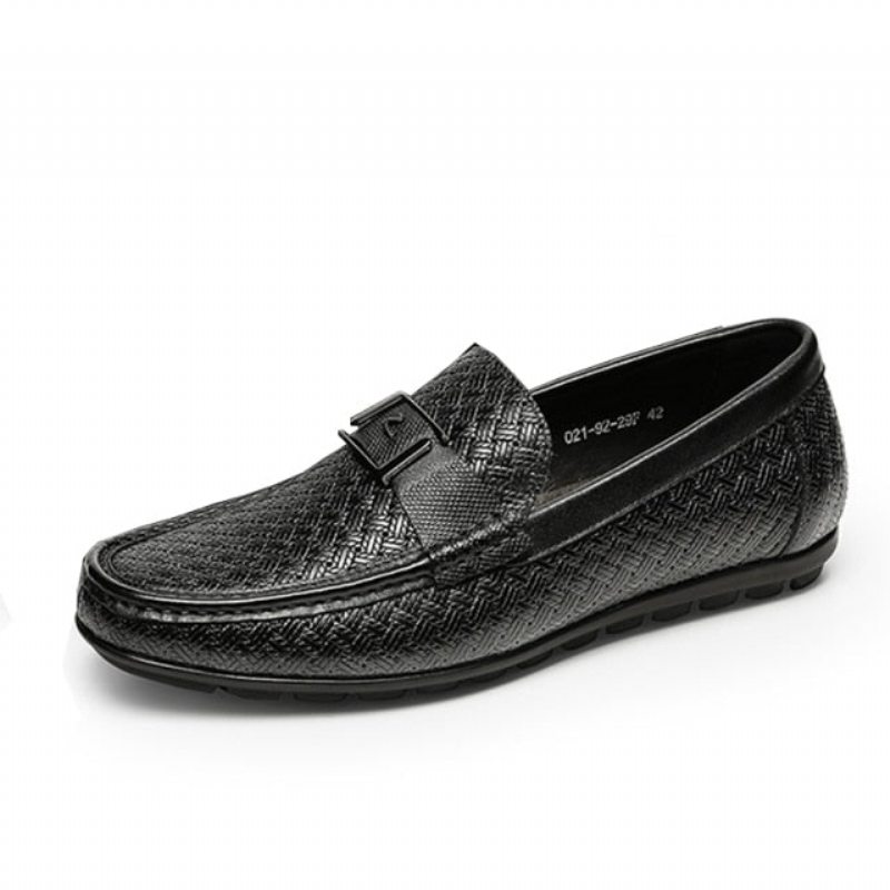 Pánské Mokasíny Klasický Šik Slip-on Loafer Boty Crocflex - Černá