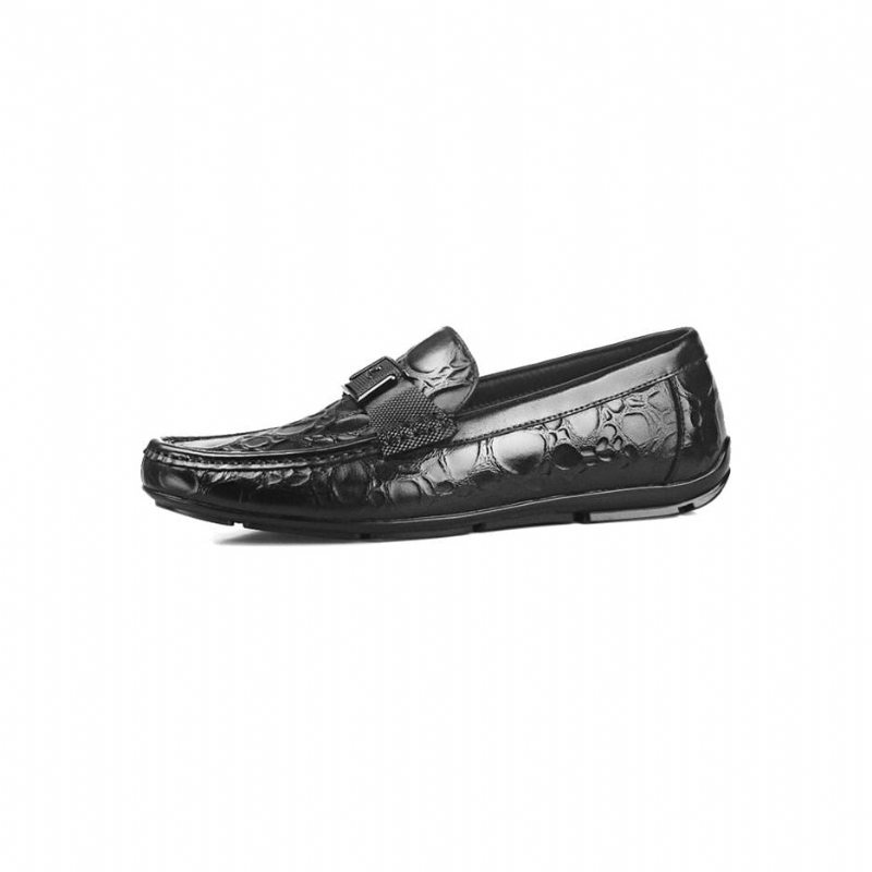 Pánské Mokasíny Klasický Šik Slip-on Loafer Boty Crocflex - Černá 2