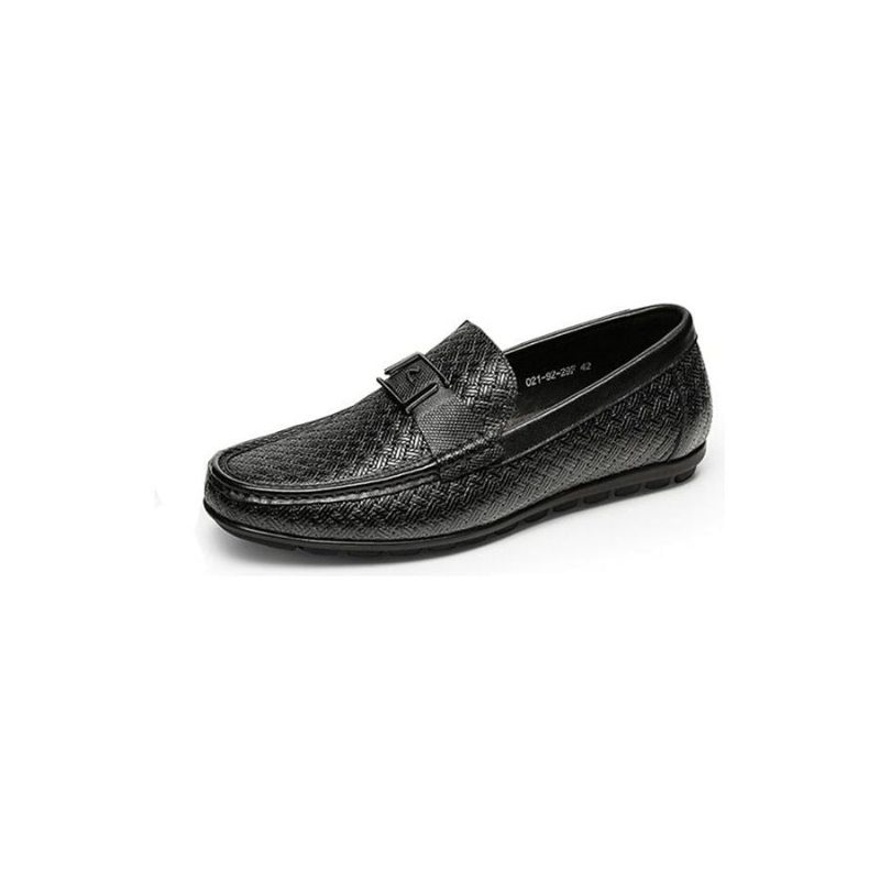 Pánské Mokasíny Klasický Šik Slip-on Loafer Boty Crocflex - Černá