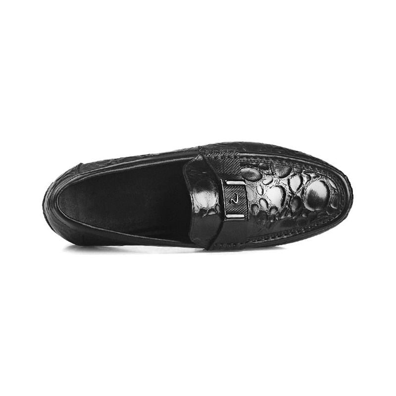 Pánské Mokasíny Klasický Šik Slip-on Loafer Boty Crocflex - Černá 2