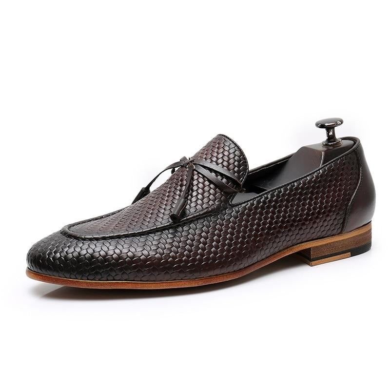 Pánské Mokasíny Luxusní Croctex Slip On - Káva