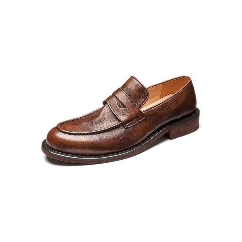 Pánské Mokasíny Modish Slip On Penny - Káva