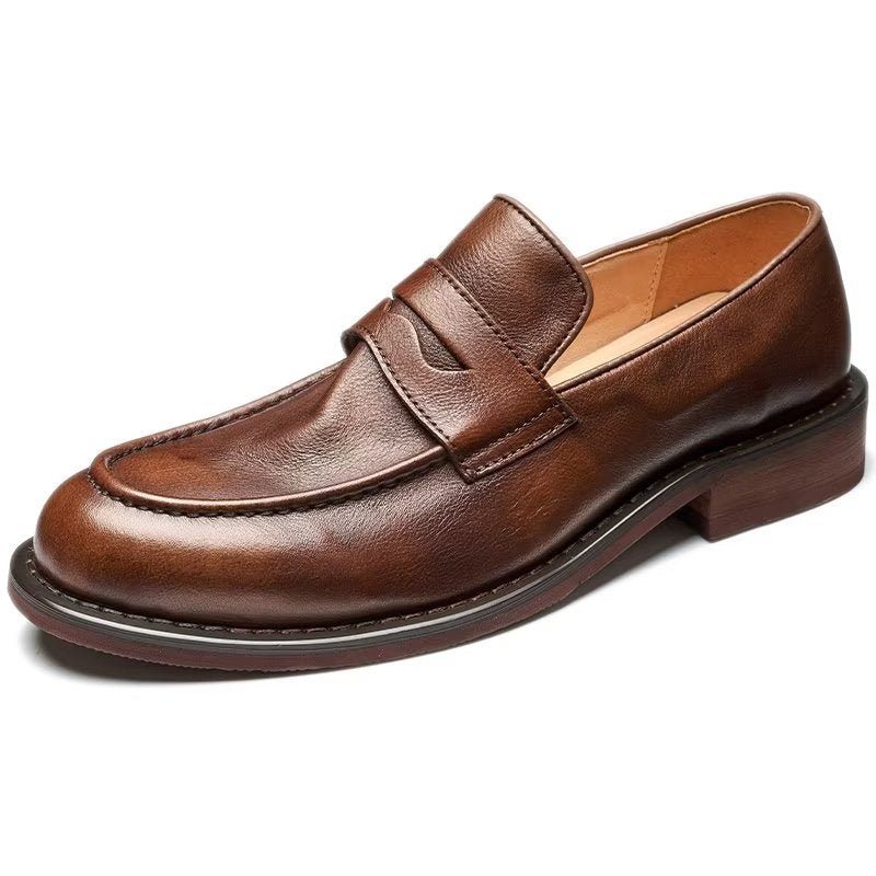 Pánské Mokasíny Modish Slip On Penny - Káva