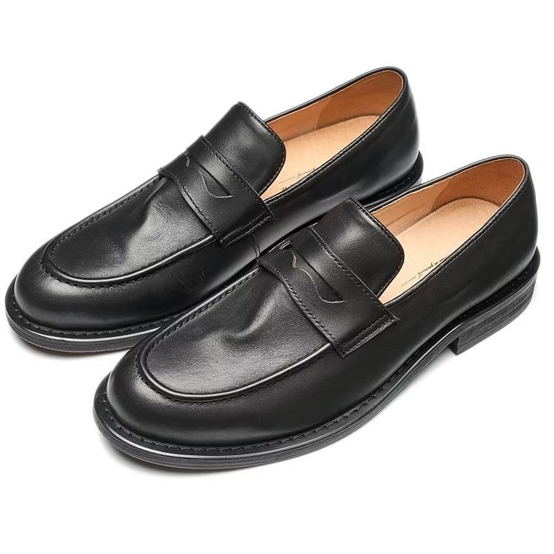 Pánské Mokasíny Modish Slip On Penny - Černá