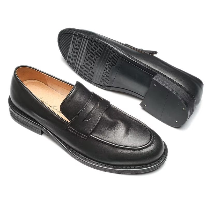 Pánské Mokasíny Modish Slip On Penny - Černá