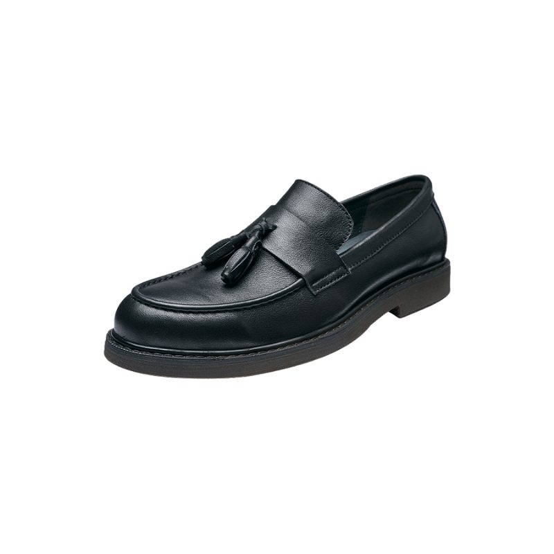 Pánské Mokasíny Z Hovězí Kůže Slip On