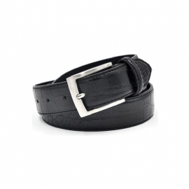 Pánské Opasky Alligator Luxury Textured Leather Belt