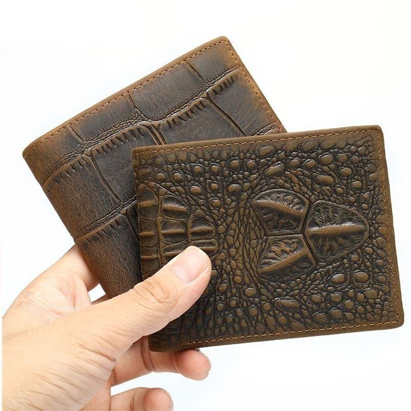 Pánské Peněženky Klasický Zipper Bifold Wallet - Káva