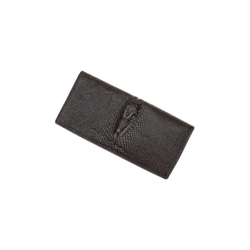 Pánské Peněženky Luxusní Peněženka Z Krokodýlí Kůže Vintage Card Holder - Coffee Short