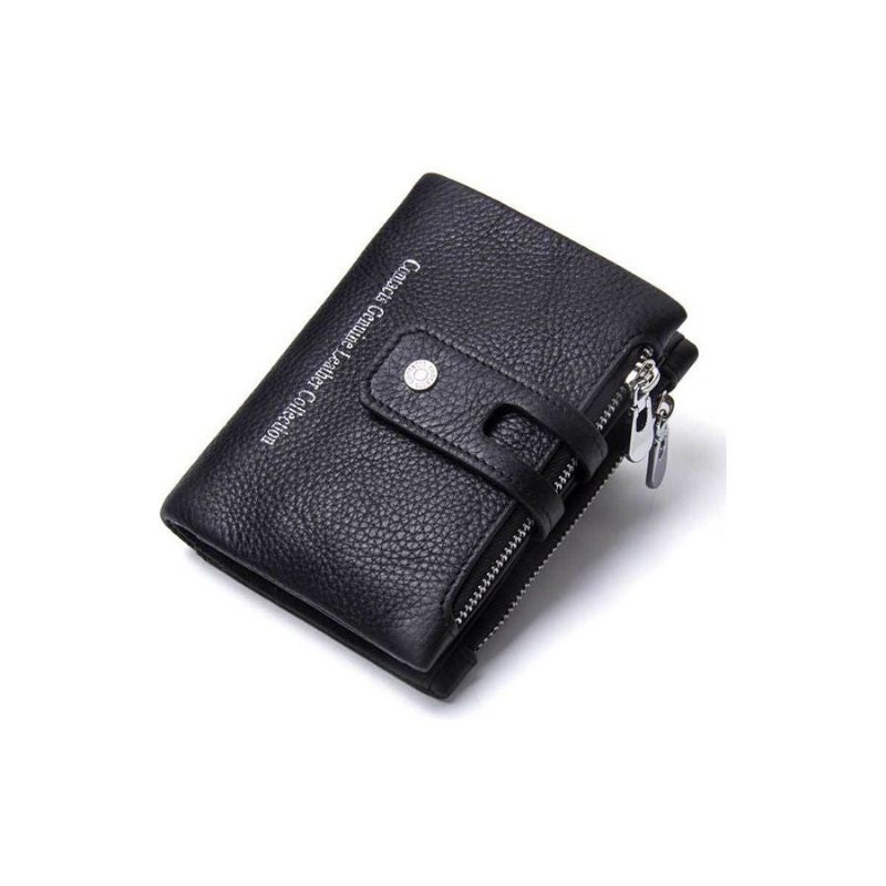 Pánské Peněženky Luxvintage Genuine Leather Zipper Wallet