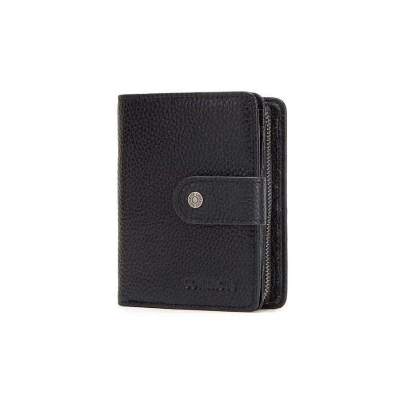 Pánské Peněženky Rfid Short Zipper Clutch Wallet