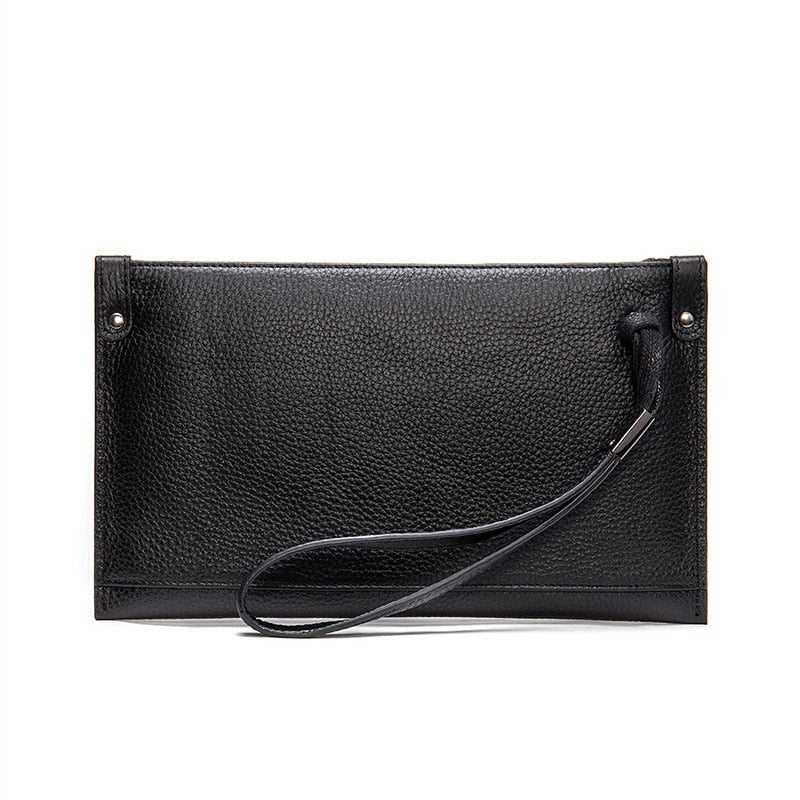 Pánské Peněženky Ruched Klasický Clutch Wallet - Černá