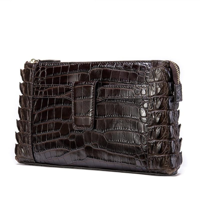 Pánské Peněženky Vintage Leather Clutch Wallet - Káva