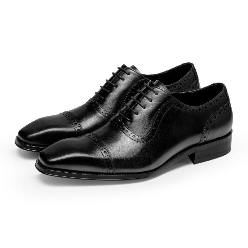 Pánské Společenské Boty Classy Brogues - Černá