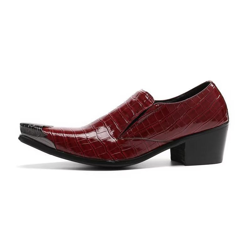 Pánské Společenské Boty Crocslip Elegantní - Červená