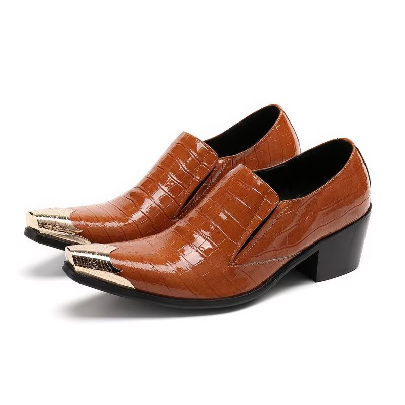 Pánské Společenské Boty Crocslip Elegantní - Hnědá