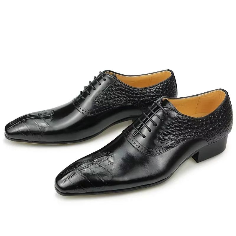 Pánské Společenské Boty Deluxe Leather Opulent Brogue Svatební Oxford