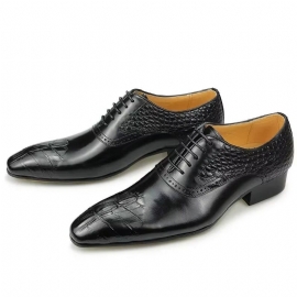 Pánské Společenské Boty Deluxe Leather Opulent Brogue Svatební Oxford