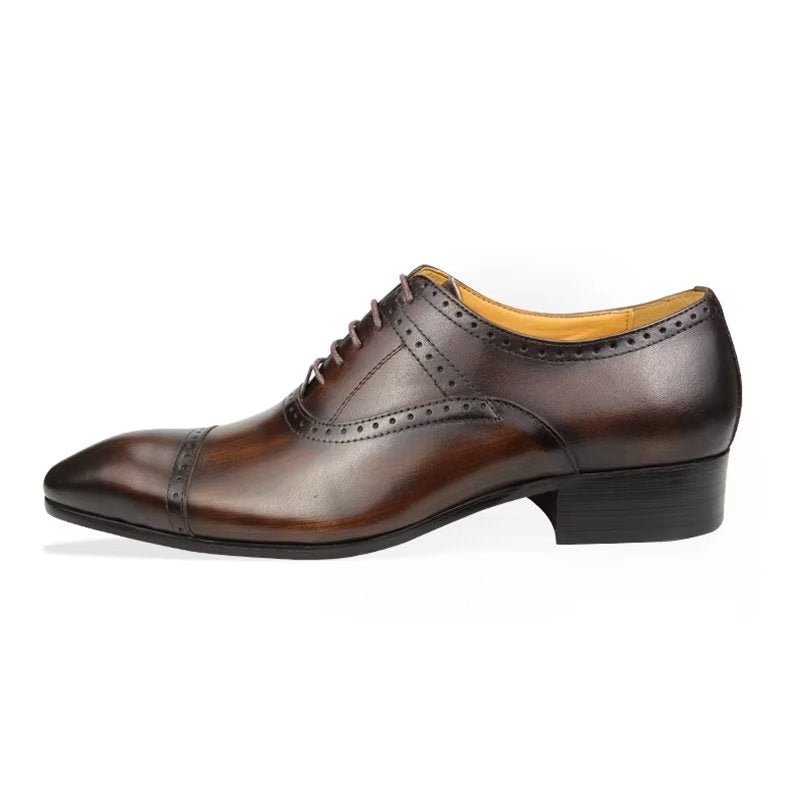 Pánské Společenské Boty Deluxe Oxford Lavishnuptial Brogues - Káva