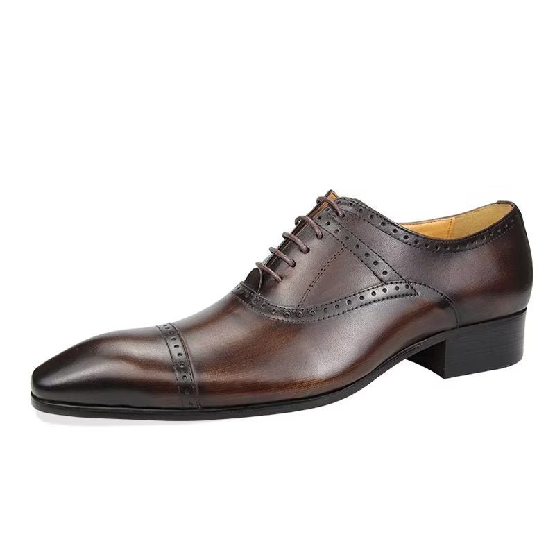 Pánské Společenské Boty Deluxe Oxford Lavishnuptial Brogues - Káva