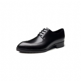 Pánské Společenské Boty Derby Embossed Elegance Pointed Toe