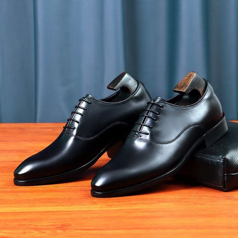 Pánské Společenské Boty Elegantní Oxford - Černá