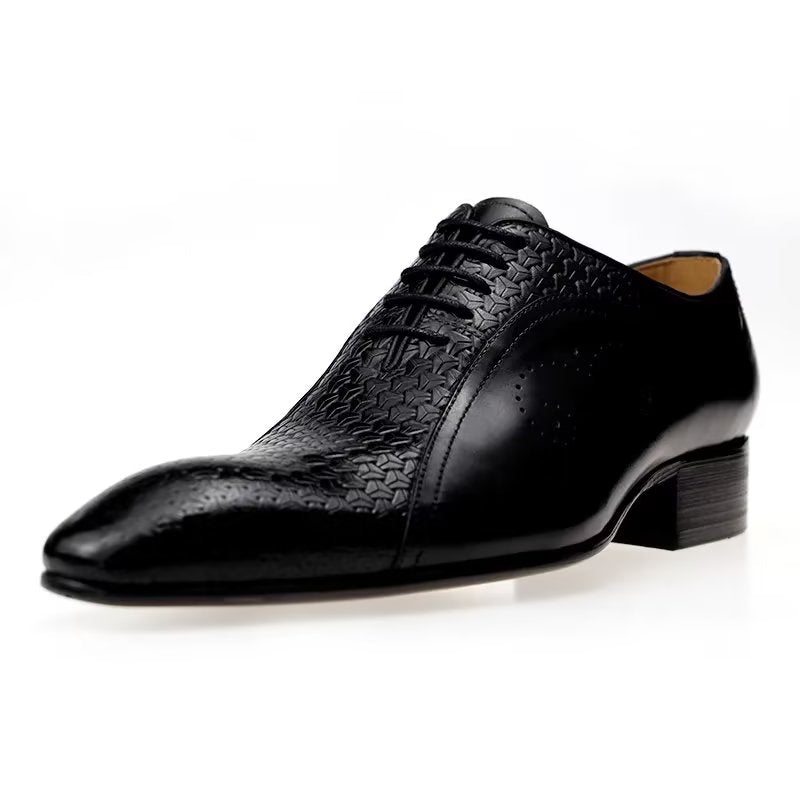 Pánské Společenské Boty Elegantní Svatební Brogues - Černá