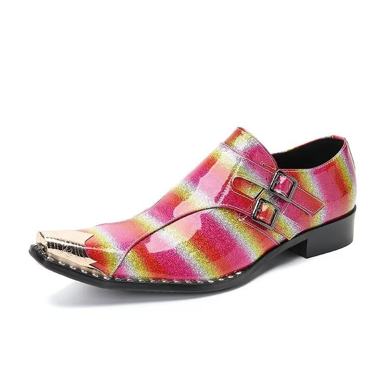 Pánské Společenské Boty Exotické Elegantní Monkstrap - Vícebarevné