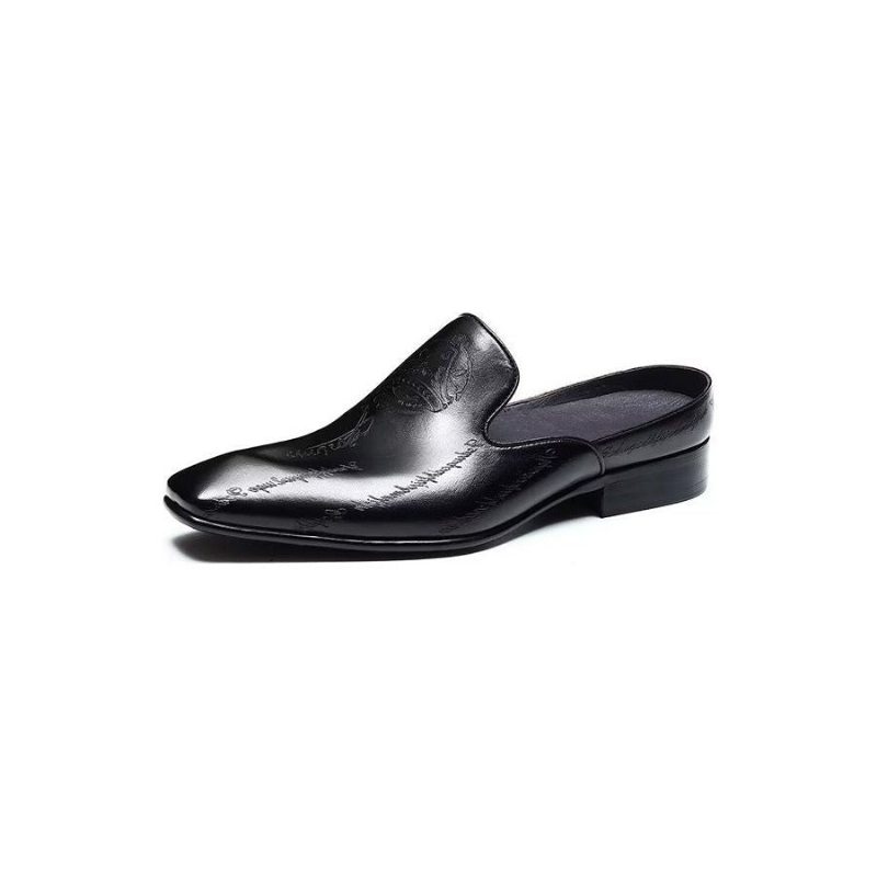 Pánské Společenské Boty Exotické Slip On - Černá