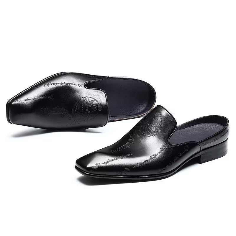 Pánské Společenské Boty Exotické Slip On - Černá