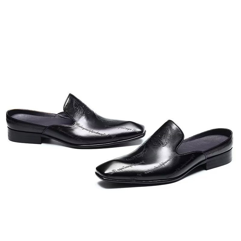 Pánské Společenské Boty Exotické Slip On - Černá