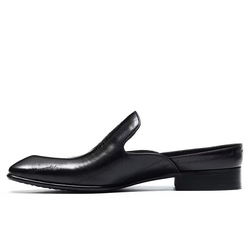 Pánské Společenské Boty Exotické Slip On - Černá