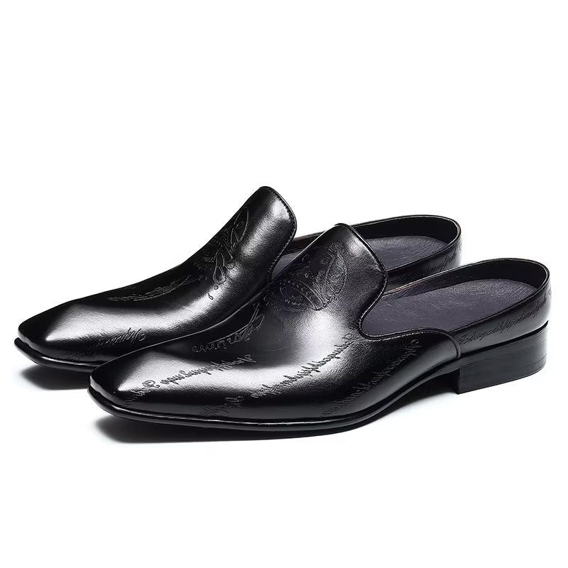 Pánské Společenské Boty Exotické Slip On - Černá